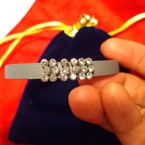 Gray band bracelet